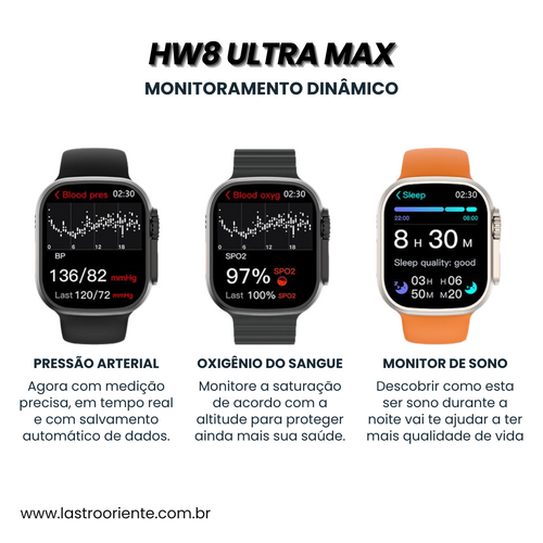 PulseWatch Pro -&nbsp;Smartwatch HW8 Ultra