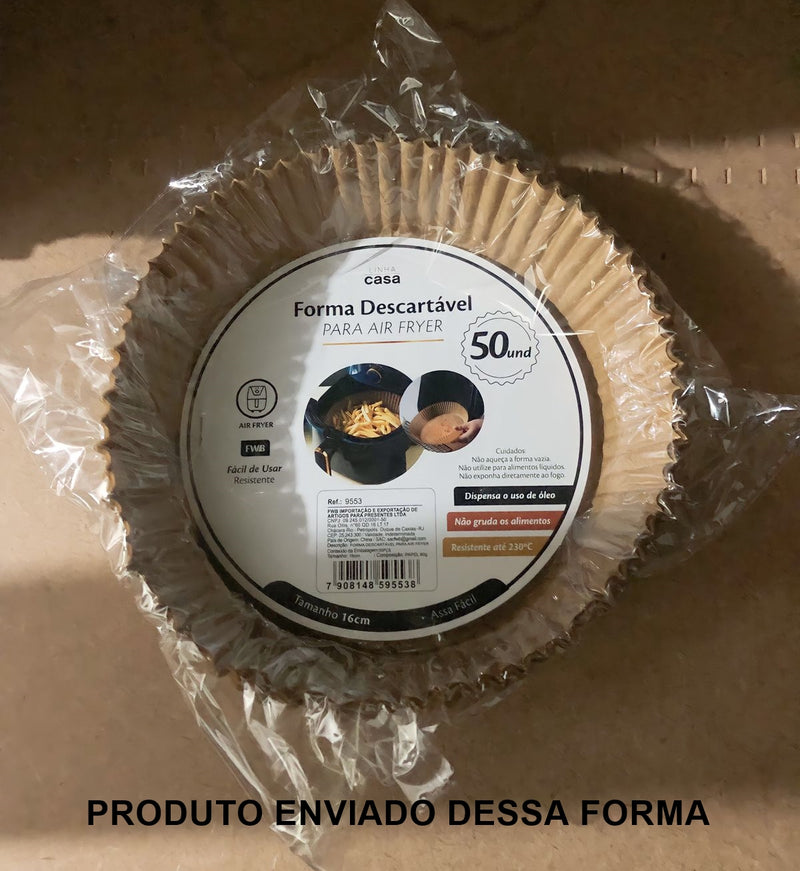 # Forro de Papel Antiaderente Para Airfryer # Marca: CookEasy